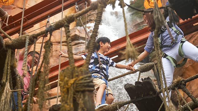 Challenge Trails at Camp Discovery, Attractions