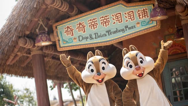 Chip ‘n’ Dale’s Trading Post in Adventure Isle